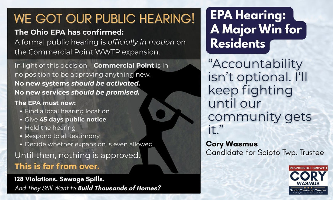 A Major Win for Accountability — EPA Hearing Confirmed